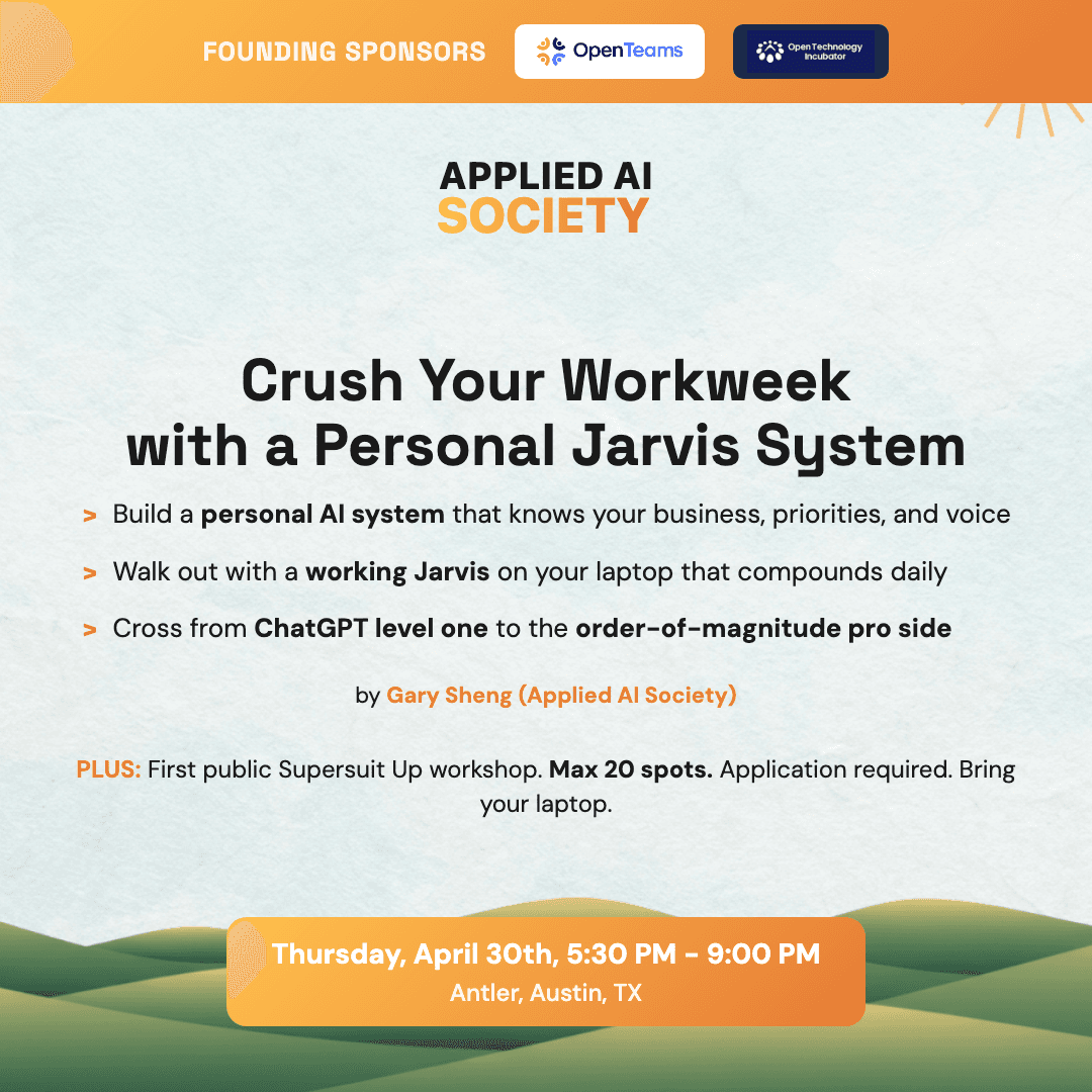 Crush Your Workweek with a Personal Jarvis System